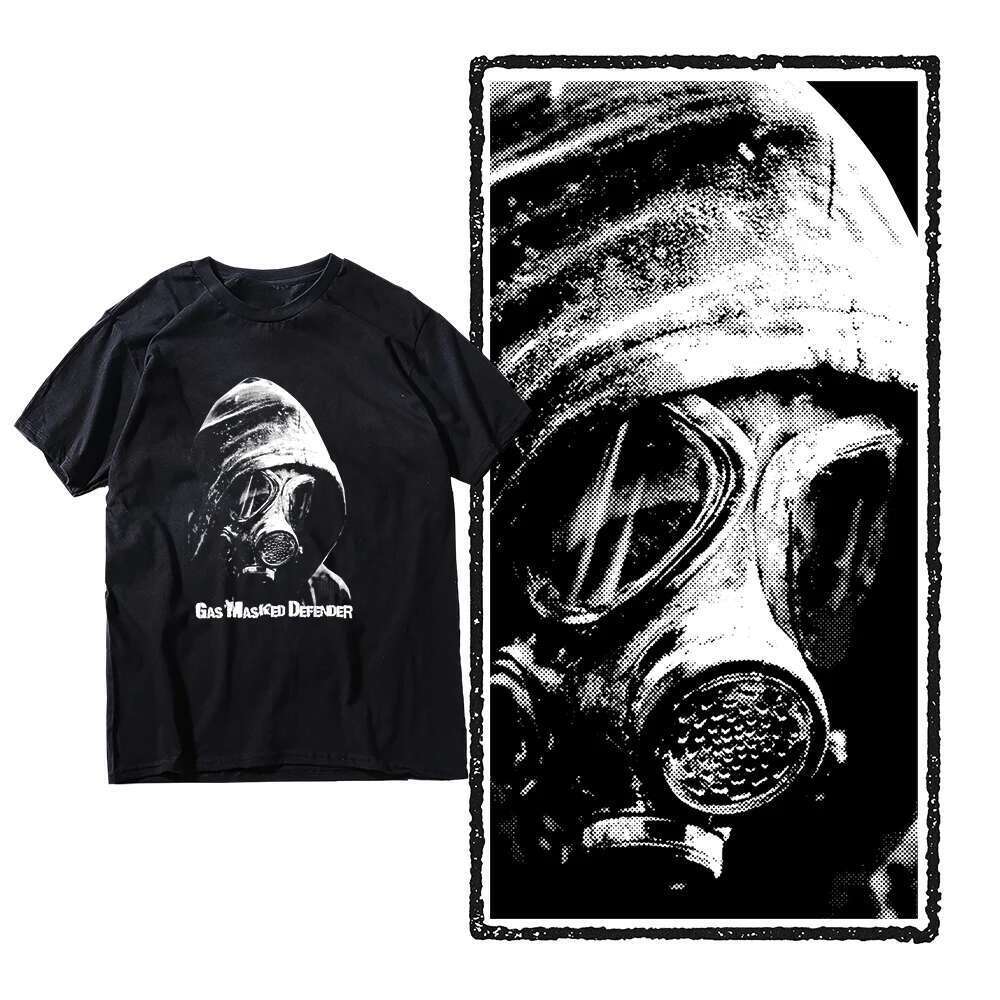 Coolmind men's round neck T-shirt, 100% cotton, cool print, plus size, vintage, pharmaceutical, U4