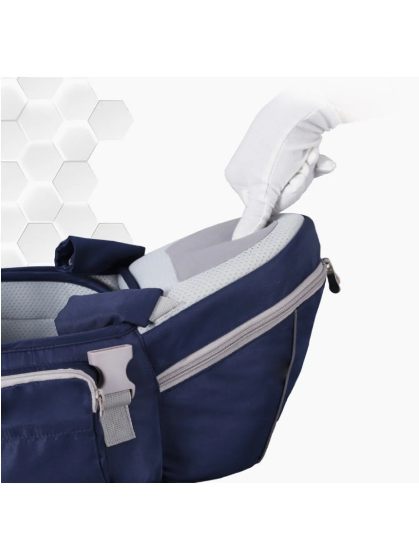 Stylish hip seat baby carrier with premium breathable baby carrier and multi-function baby carrier 250227