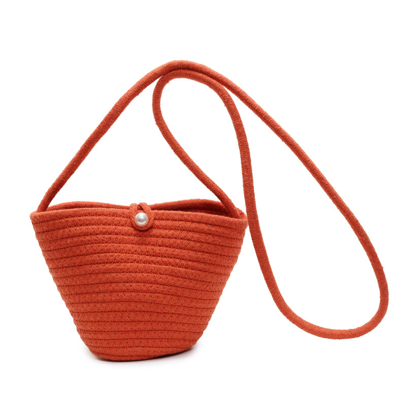 2025 New Summer Handmade Woven Straw Fresh Handbag, Beach Style Colorful Vacation Crossbody Bag, Small #swissmilitary