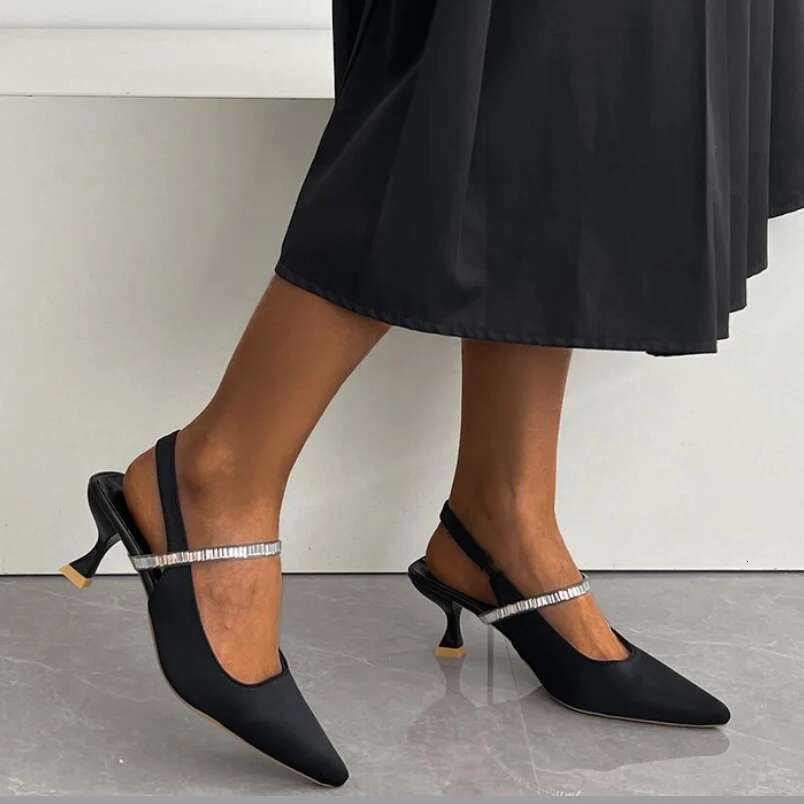 Women's Dia Head Thin Heel Pointed High Heels gladiator Sandals Women Wedding Shoes sandalias de mujer talons femme