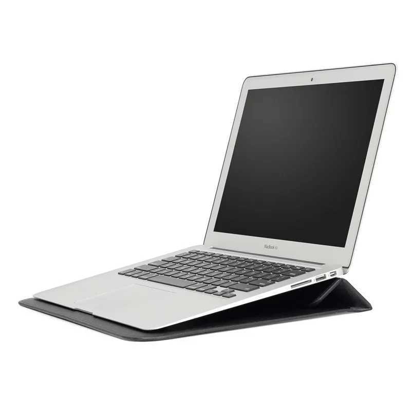 Macbook Air 13 Case 11 12 15 Pro 13.3 15.4 Retina Neutral Sleeve Envelope Fundas PU Leather Sleeve Notebook Bag Z250224