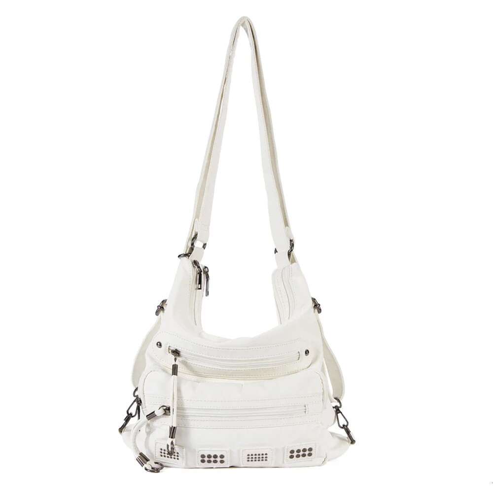 Designer Y2k Soft Shoulder Motorcycle Handbag Multi-Funtional Tote Bronze Quality Bag For Women