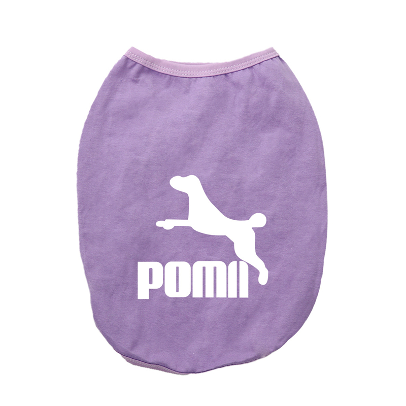 Dog Shirt, Printed Dog T-Shirt Soft Breathable Dog Shirts, Cute Dog Sweatshirt for Small Medium Large Dogs Girl Boy, Pet Classics Clothes Sleeveless D
