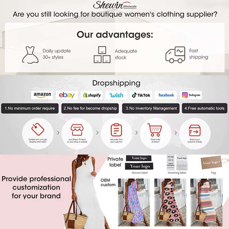 Shewin Dropshipping Neck Woman Fashion Loose Casual Pullovers Women Sweater Crew Sweatshirt