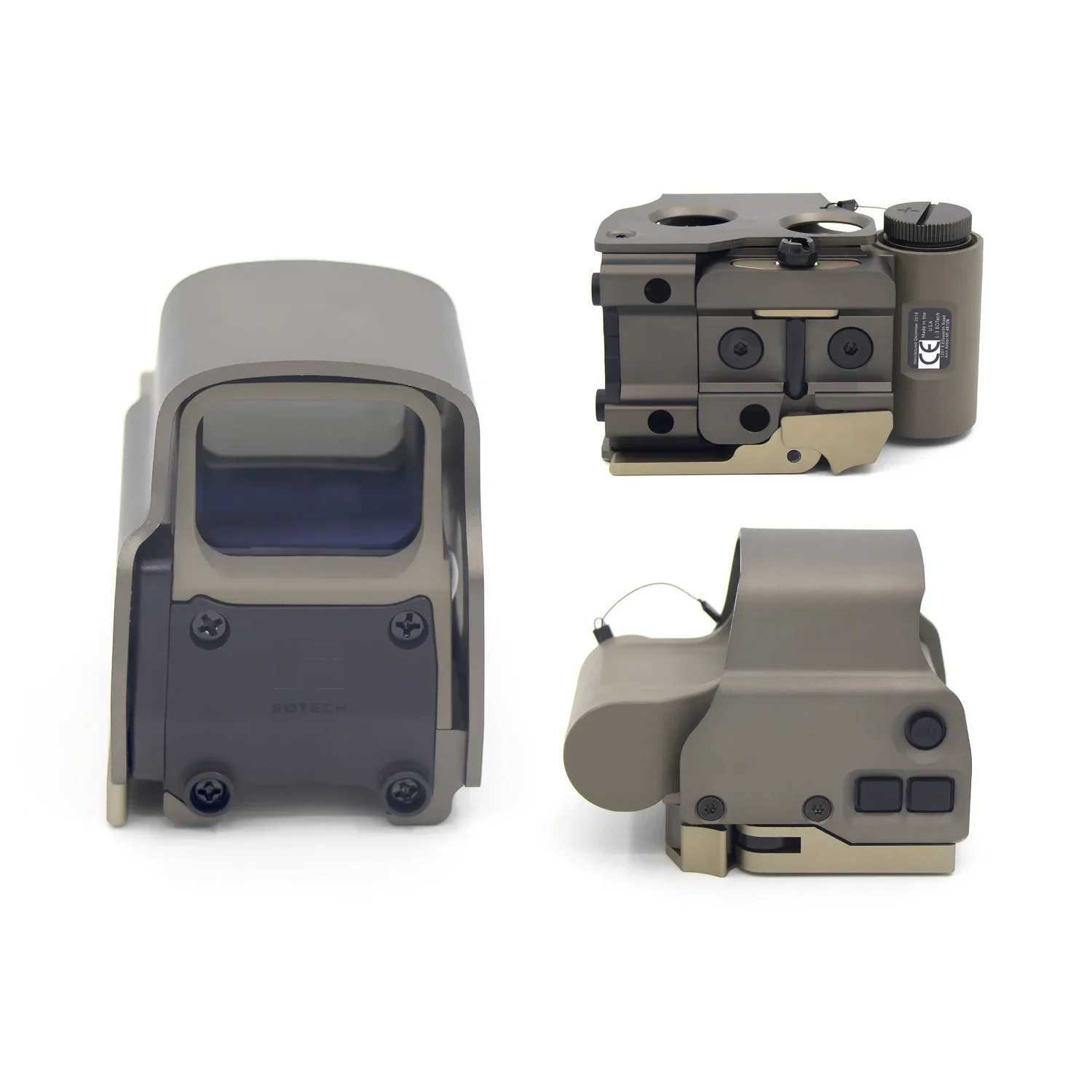 558+G43/G33 Holographic Collimator Sight Red Dot Optic Sight Hunting Gear W/20mm Rail Mounts Quick Detach Lever X250228
