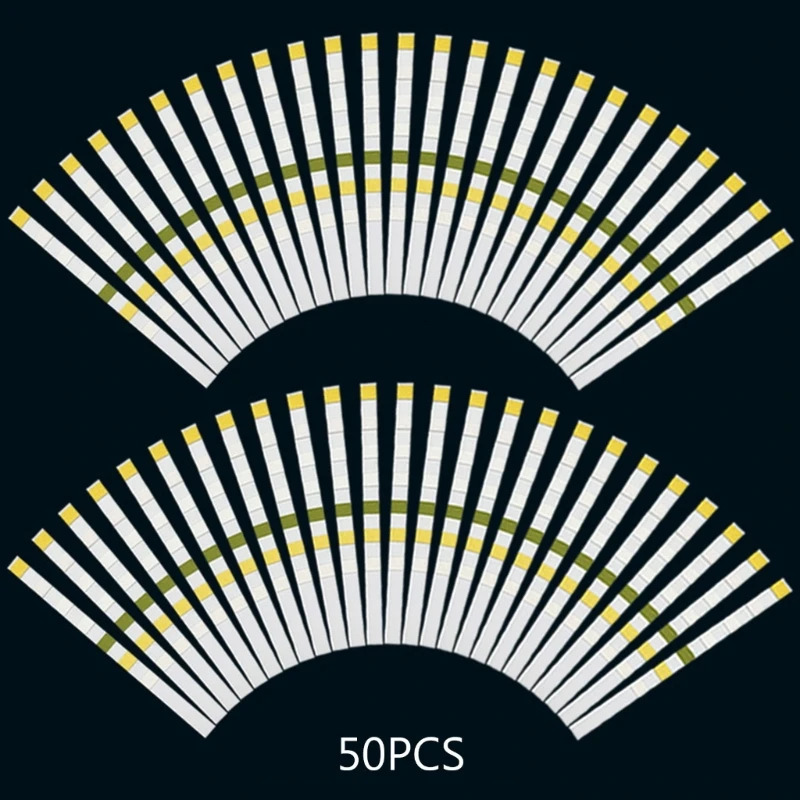50100PCS 7 in 1 Aquarium Test Strips Fish Test Set Aquarium Water Test 250226