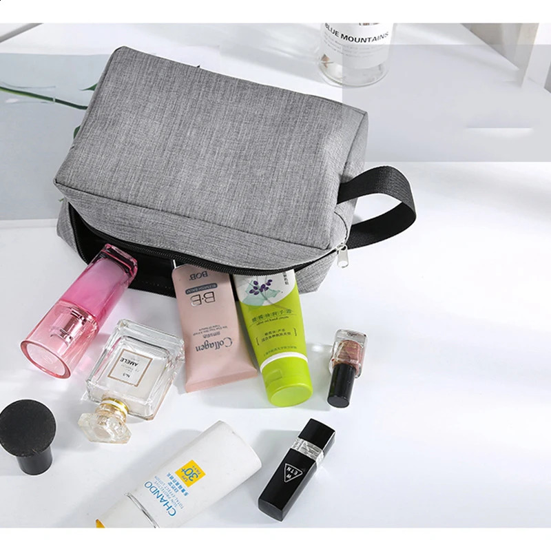 Travel Mens Toiletry Bag Women Cosmetic Necessaire Case Waterproof Ladies Makeup Bag Beauty Wash Pouch Handbag Drop 250227