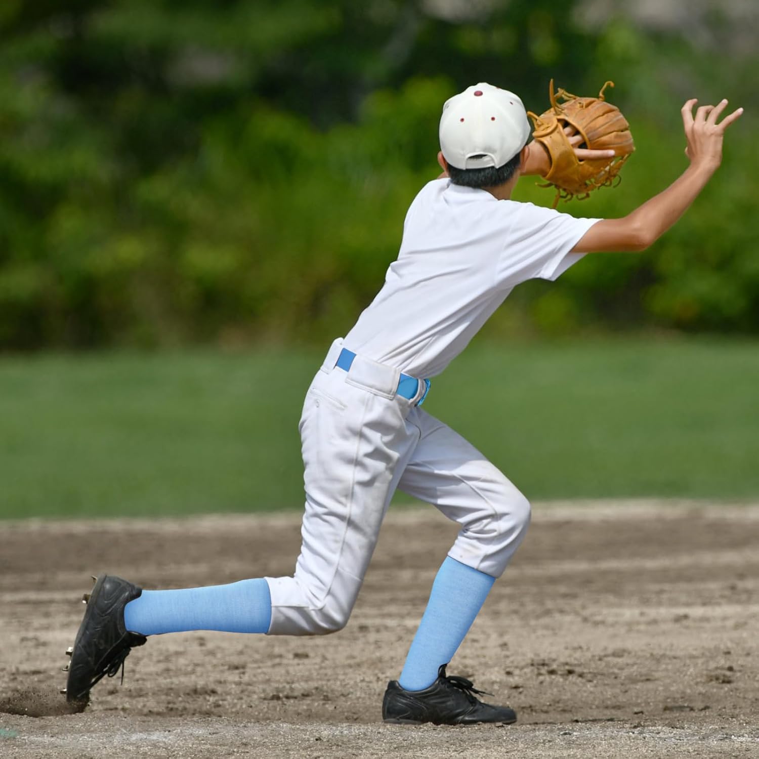 Haysandy Baseball or Softball Sock and Belt Combo Set 3 Football Baseball Socks with Softball Belt for Kids Youth Adult