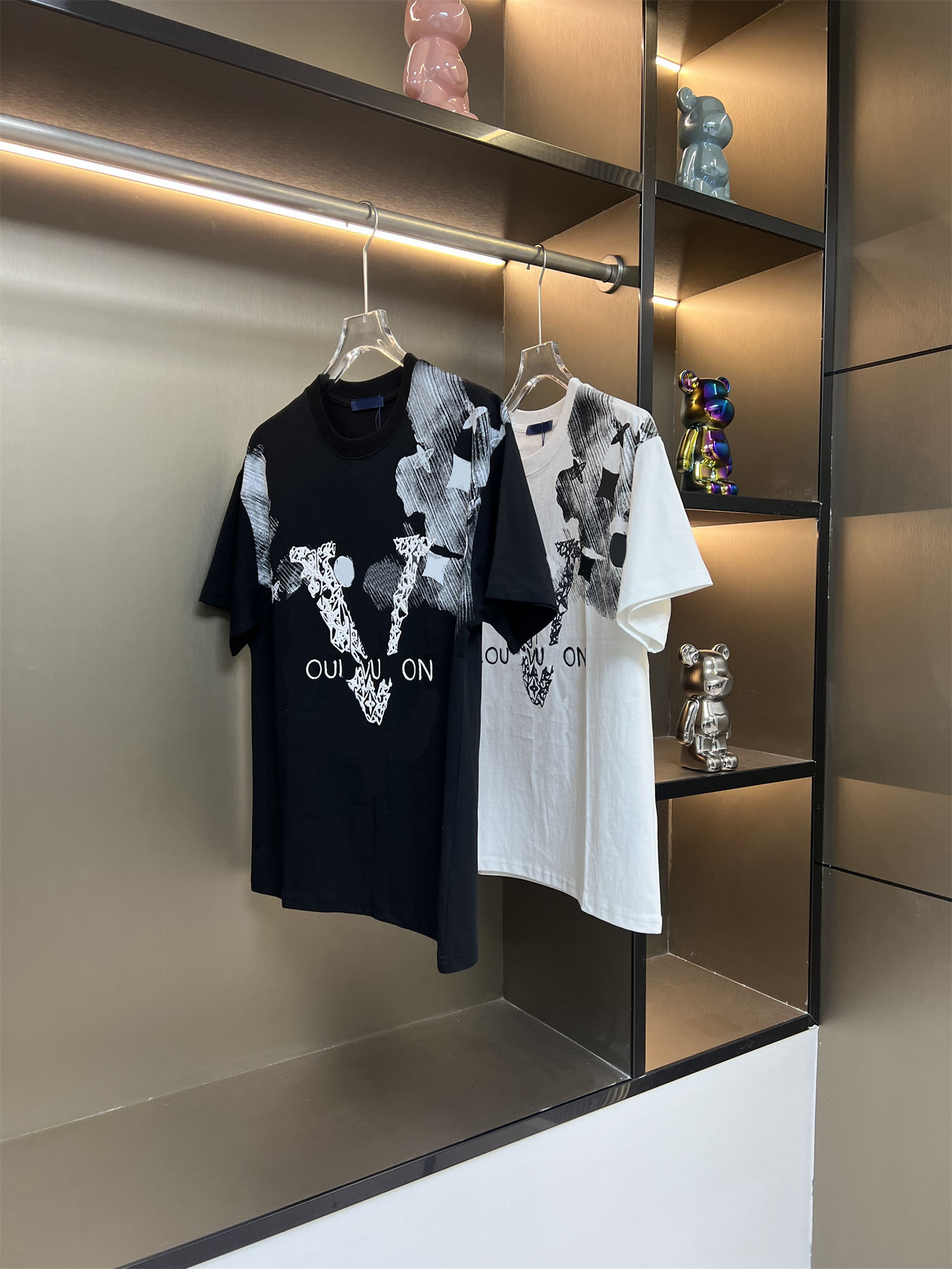 Summer high quality clothing brand designer men's and women's casual T-shirt Men's printed letter short sleeve round neck men's fashion T-shirt