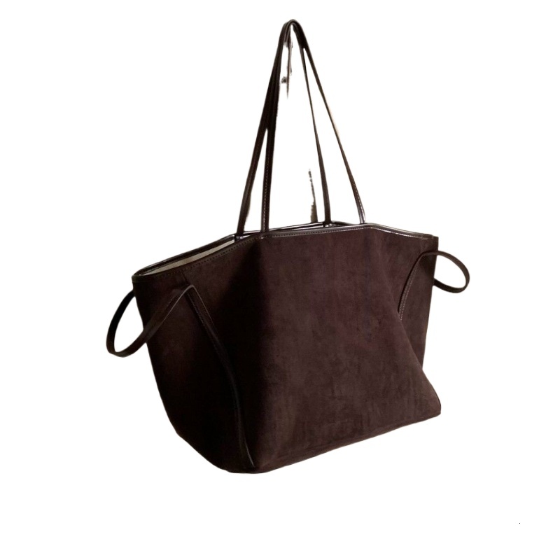 LEFTSIDE Big Faux Suede Shoulder Bags For Women new style Winter Y2k New Fashion Designer Trend Female Tote Bag Lady Handbags
