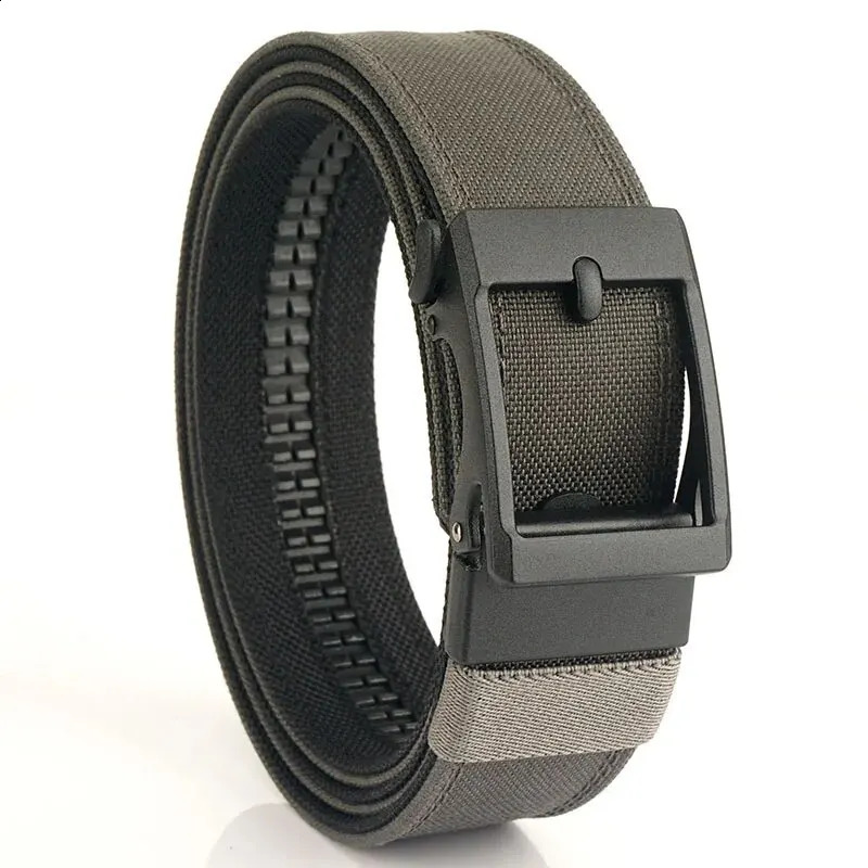 1pc Mens Belt Outdoor Multi Function Alloy Buckle Tactical Belt Canvas For Nylon Belt Training Quick Hanging Belts Neutral Belt 250303