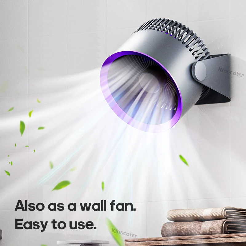 4000mah Multifunctional Electric Fan Circulator Wireless Portable Home Quiet Ventilator Desktop Wall Ceiling Fan Air Cooler
