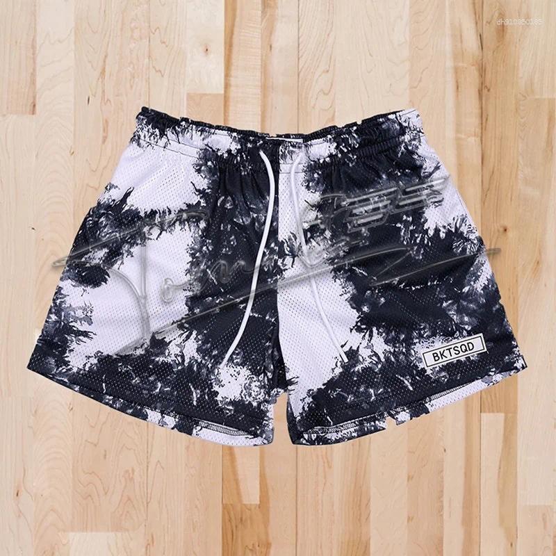 Men's Shorts American Style Trendy Brand Training Men's/women's Mesh Quick Drying Quarter Knee Basketball Running Beach