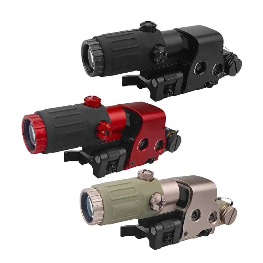 558+ G33 Holographic Red Green Dot Sight Scope Hunting Outdoor Rifle Scope 3x Magnifier X250228