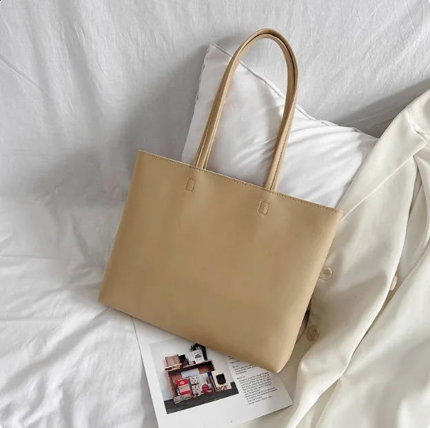 Ship from US Tote Bag for Women Large Capacity Simple Japanese Handbag Casual Versatile Shoulder 250227FBB