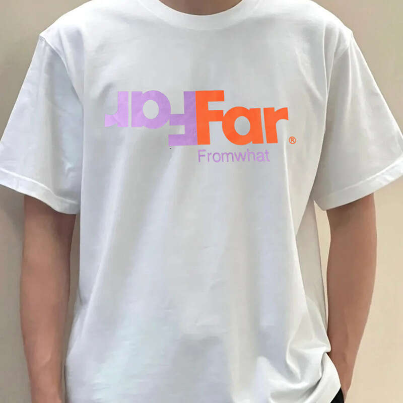 Minority fashion brand Far Archive letter printed Vibe style street hip-hop men's and women's loose short sleeved T-shirt
