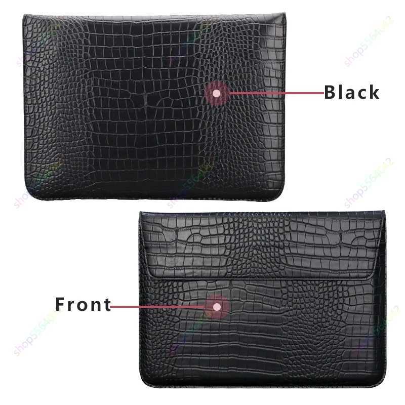 Laptop Sleeve for Macbook Air 13 Case 11 13 15 Pro 13.3 15.4 Retina Unisex Sleeve Envelope Fundas PU Leather Laptop Sleeve Pouch Z250224