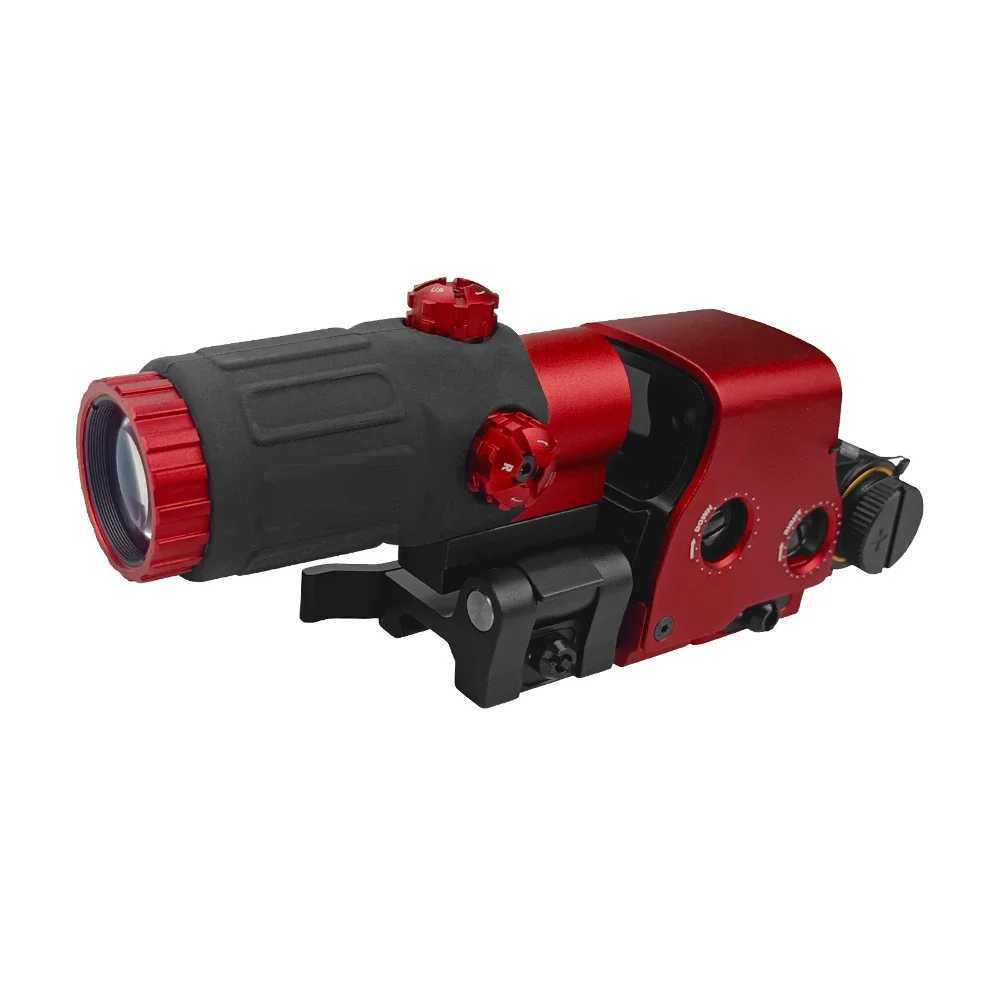 558+ G33 Holographic Red Green Dot Sight Scope Hunting Outdoor Rifle Scope 3x Magnifier X250228
