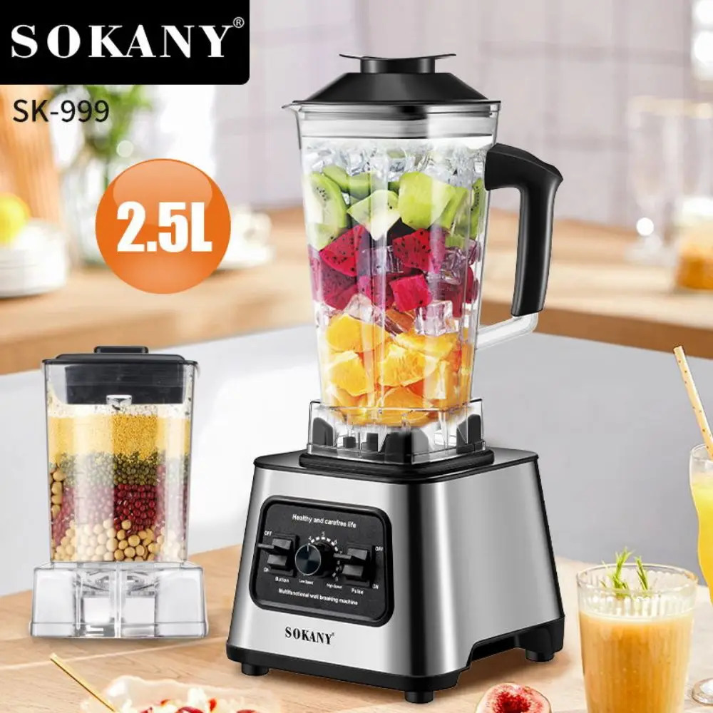 Sokany plug type 25L multifunctional wall breaking machine blender ice maker cooking SK999 6000W high power 250228