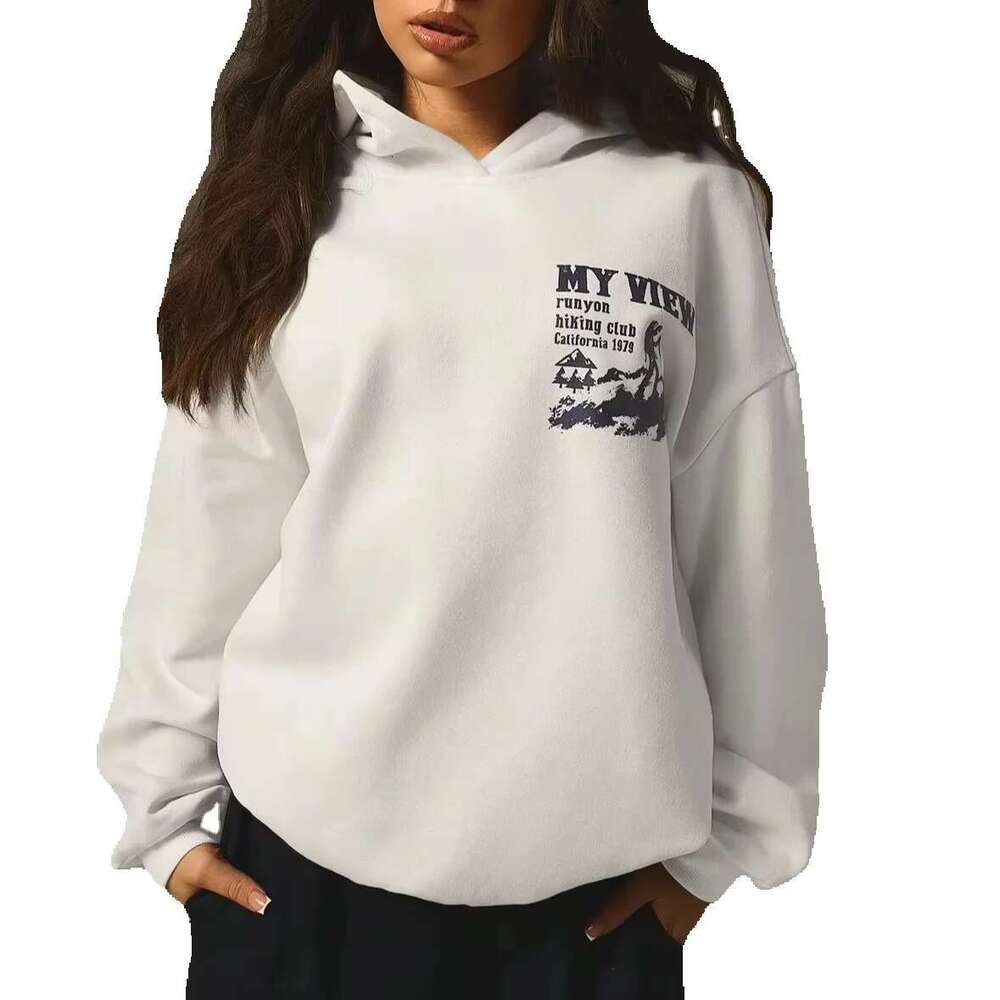 Europe And America Fall/Winter New Style Classy Knitted Comfort Pattern Hoodie