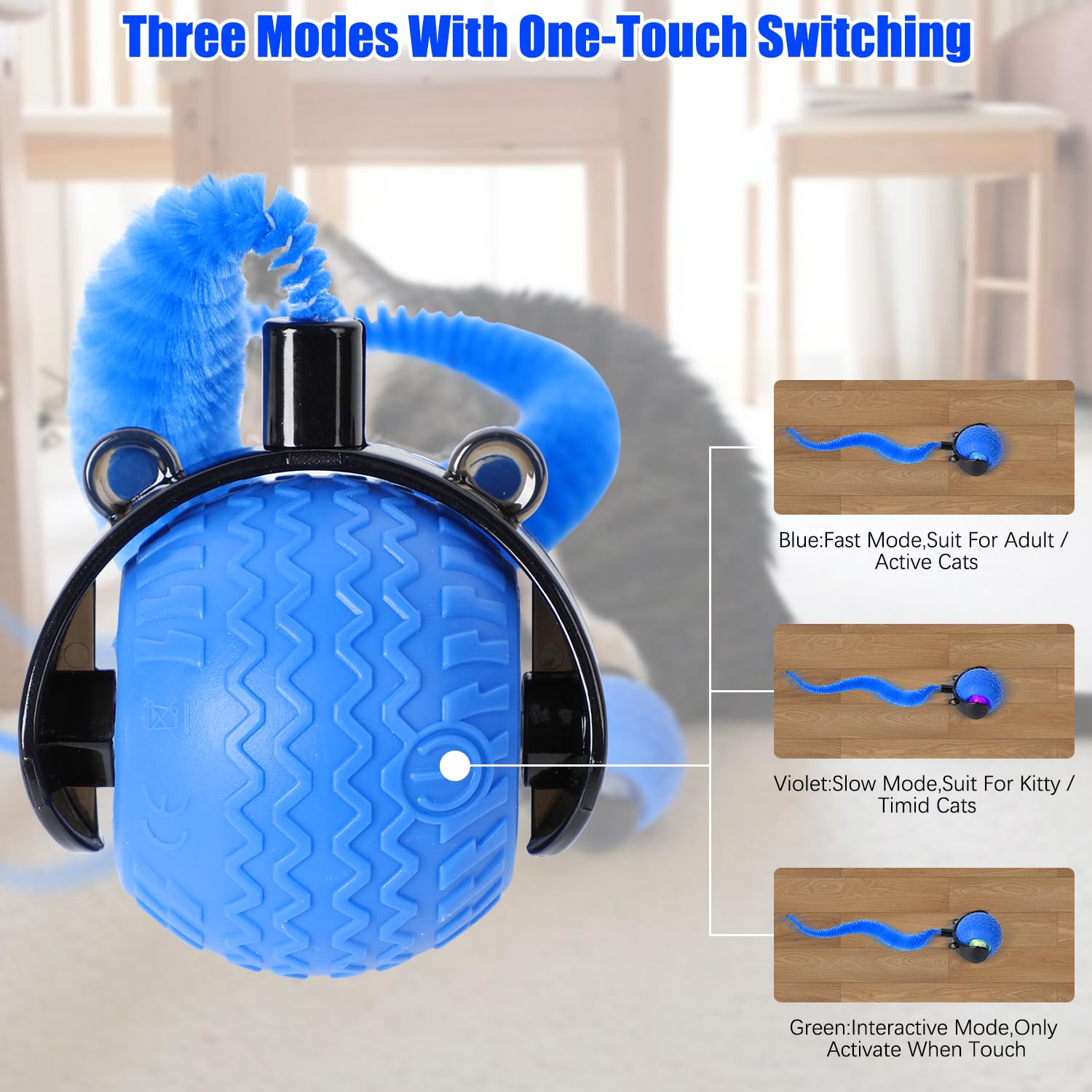 Automatic Moving Ball for Cat Dog Toy Ball