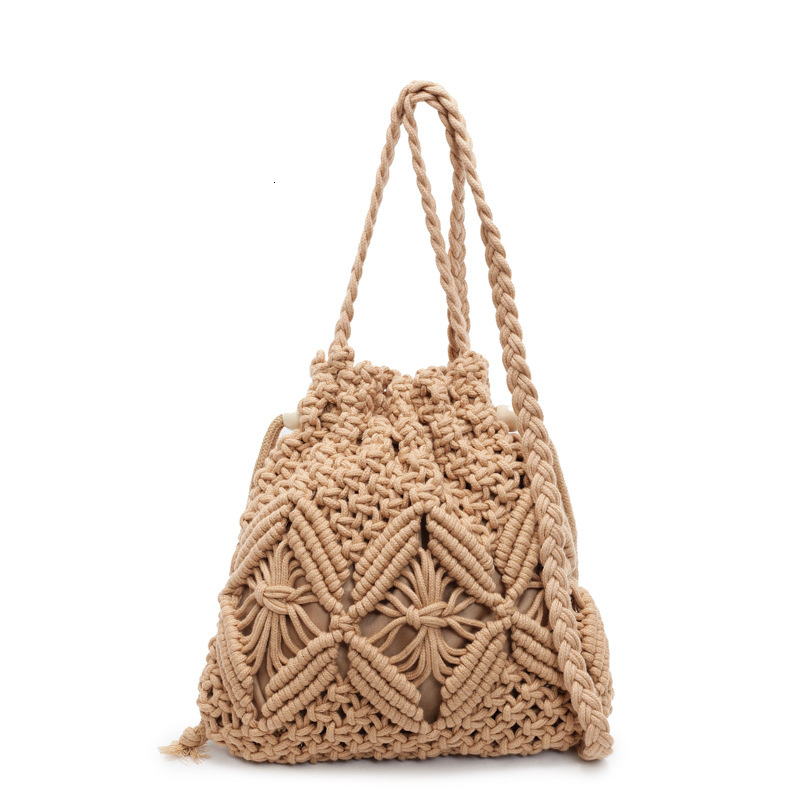 Weaving straw woven for women's spring and summer versatile 2025 new fashionable small popular crossbody bucket bag, beach bag #swissmilitary