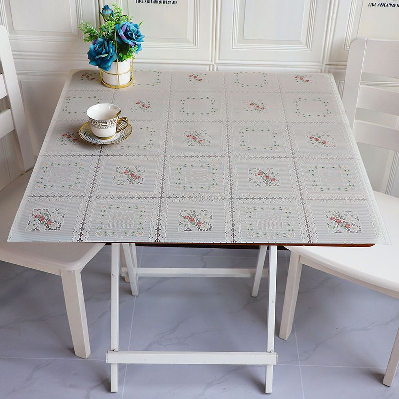Waterproof and Anti-scalding Leave-in Dining Table Mat Coffee Table Crystal Board