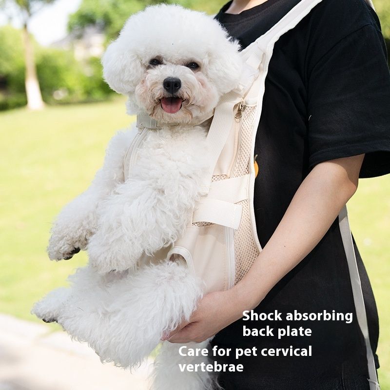 Portable Strap Backpack Small And Medium Sized Dog Carrying Chest Four Leg Pet Bag