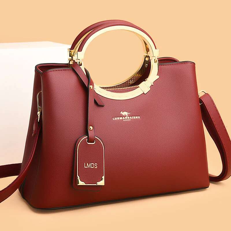 3 Layer Large Capacity Tote Women Bags Designer Shoulder Bag High Quality Soft Leather Purses and Handbags