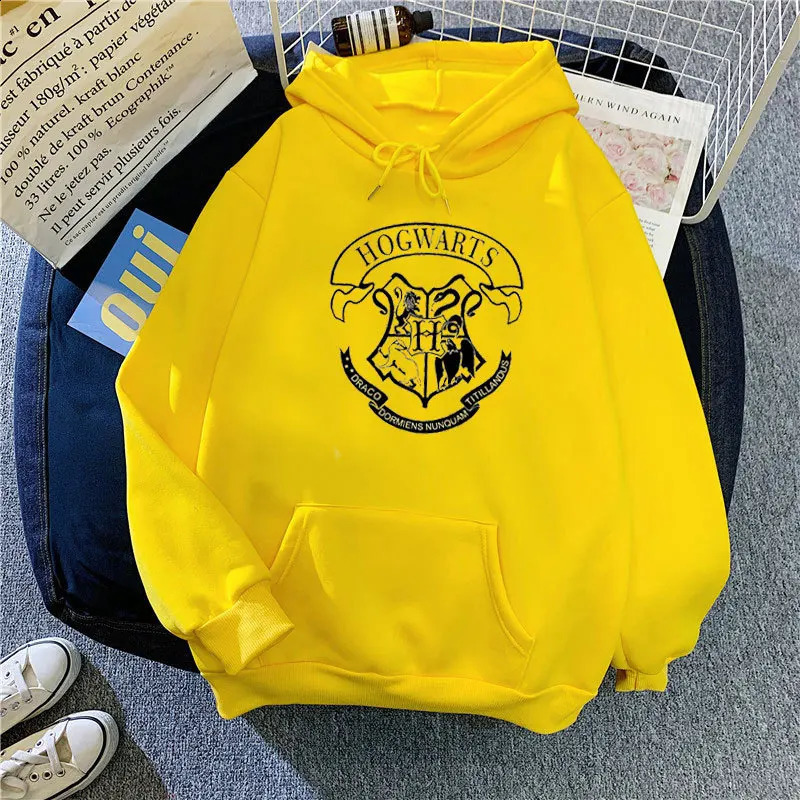 Fashion y2k Printed Hoodies Women Sweatshirt Autumn Winter Long Sleeves Plus Velvet Casual Loose Fleece Tops Oversized 250227