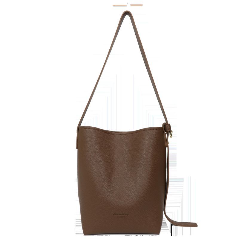 This year's popular bucket 2024 new style mother and child high-end diagonal cross niche design shoulder bag