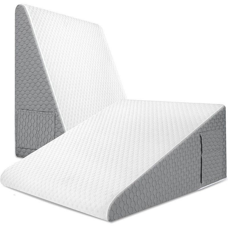 Wedge Pillow for Sleeping Acid Reflux After Surgery Triangle Elevated Bedside Dormitory Office Air Layer Foam 250218