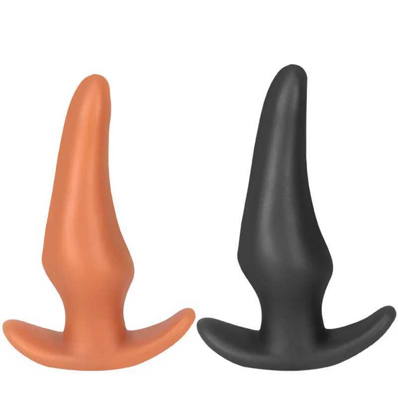 Soft Anal Plugs Liquid Silicone 35-78mm Buttplug Gay Men Prostate Massage Butt Plug Anal Dilation Training Comfortable To WearW250228