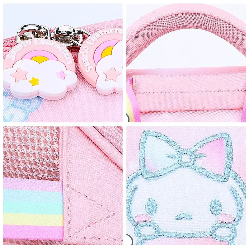 Sanrioed Cinnamoroll Anime Cute Large Capacity Children Backpack Schoolbags Student Cartoon Shoulder Bag Travel Gift for Friend 250227