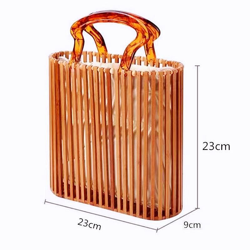 Fashionable Women's Acrylic Bucket Bag