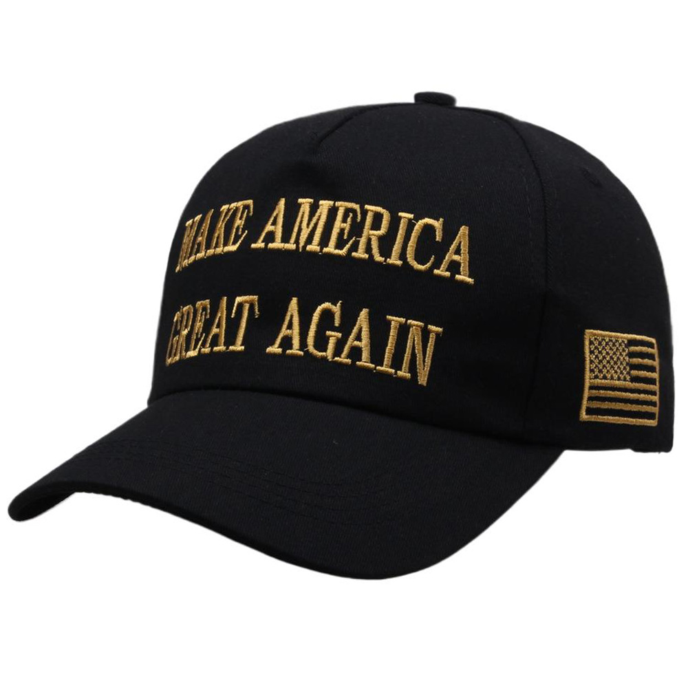 Never Surrender Baseball Cap MAGA Black Embroidered Hat Sea