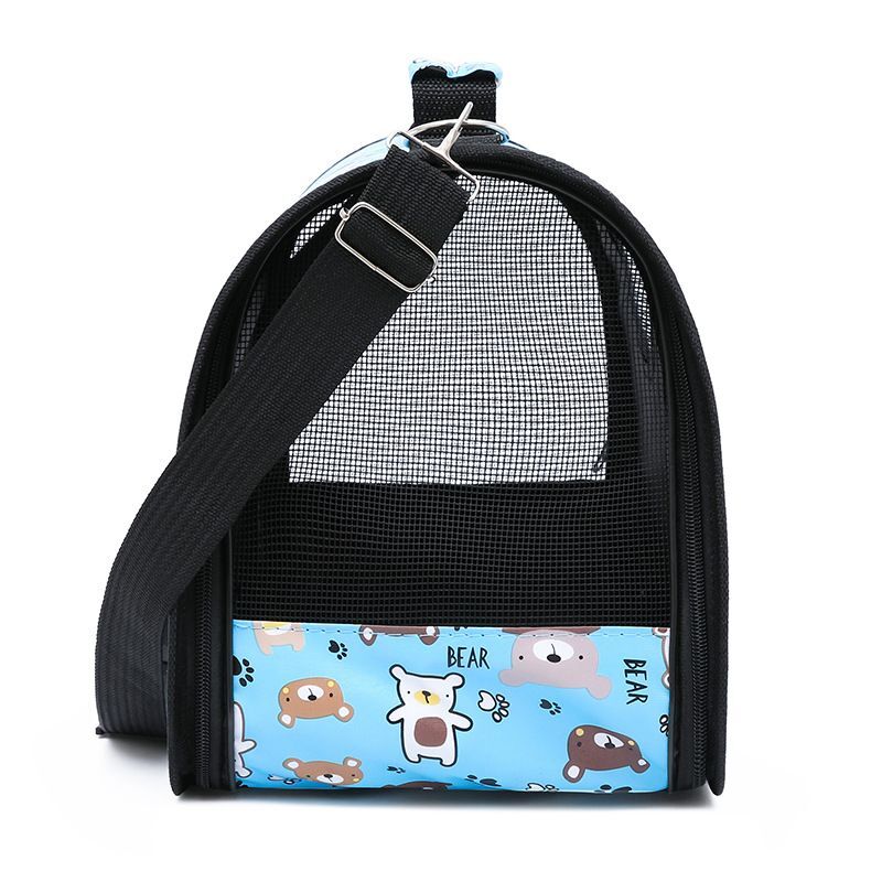 Handheld Cat Dog Foldable Portable Outdoor Bag Integrated Oxford Cloth Breathable Crossbody Pet Backpack