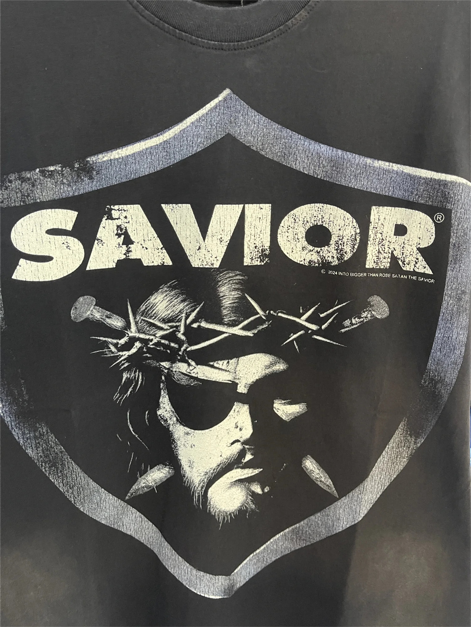 Arrival HELLST- Saviors Print High-Street Wear Full Cotton Quality Tops T-Shirt 250227