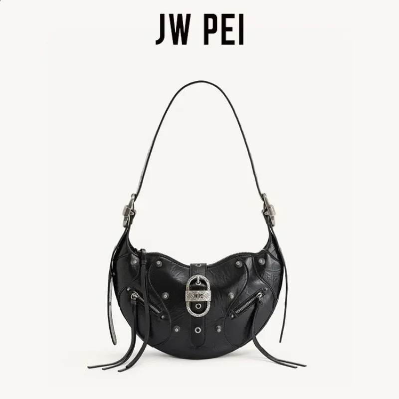 Ship from U.S. High quality womens leather shoulder bag large capacity armpit saddle bag fashionable wax printed leather bag 250227FBB