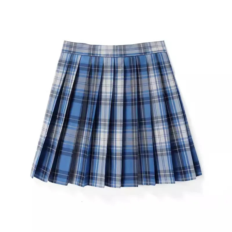 XS - 5XL High Waist Skirt Ladies Summer Clothes Womens A Line Harajuku Korean Black Mini Pleated Skirt For School Uniform 250227