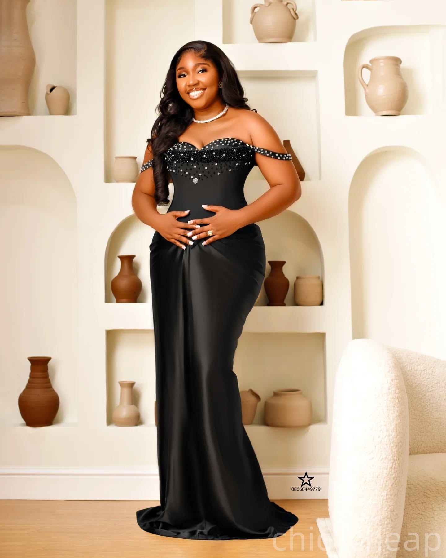 Black Mermaid Prom Dresses 2025 Beaded Crystals Satin Sweetheart Evening Formal Party Second Birthday Engagement Gowns Plus Size Dress For Special Occ