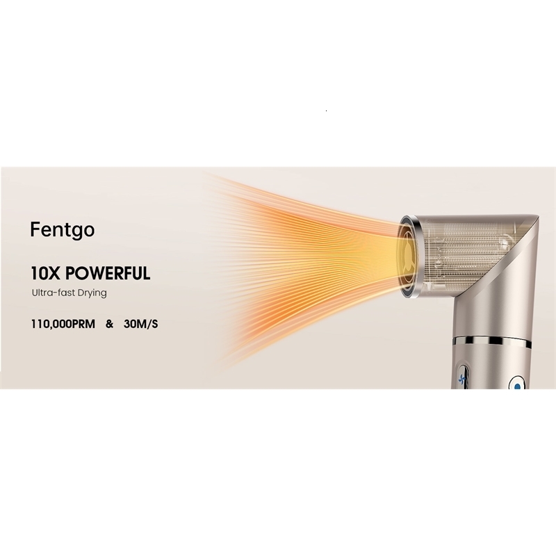 FENTGO Hair Dryer Brush 5 in 1 Hair Styler Silver 110 Volts 1400 Watts Ionic Technology Fast Drying Multi Styler for Str 250120