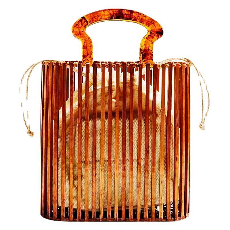 Fashionable Women's Acrylic Bucket Bag