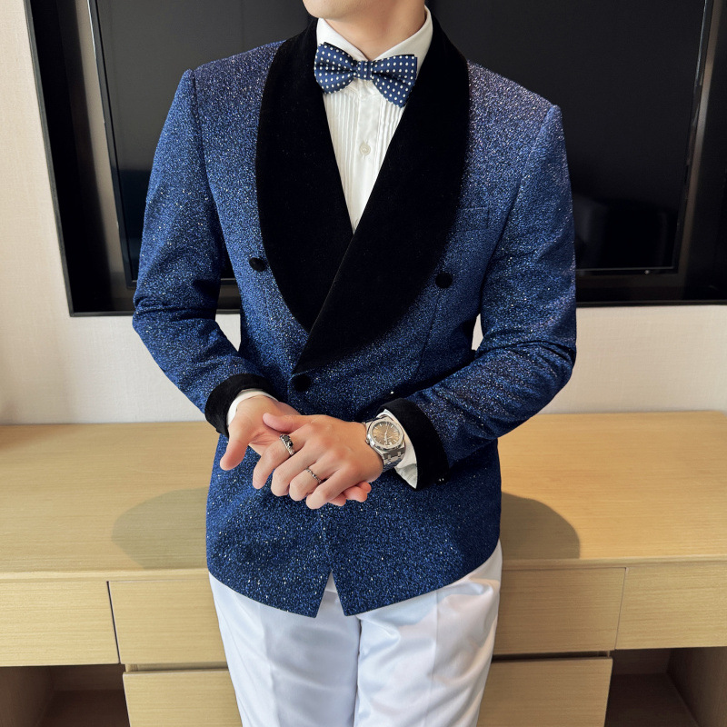L227Stylish Slim Fit Men's Suit Set for Weddings - Perfect Choice for Modern Grooms