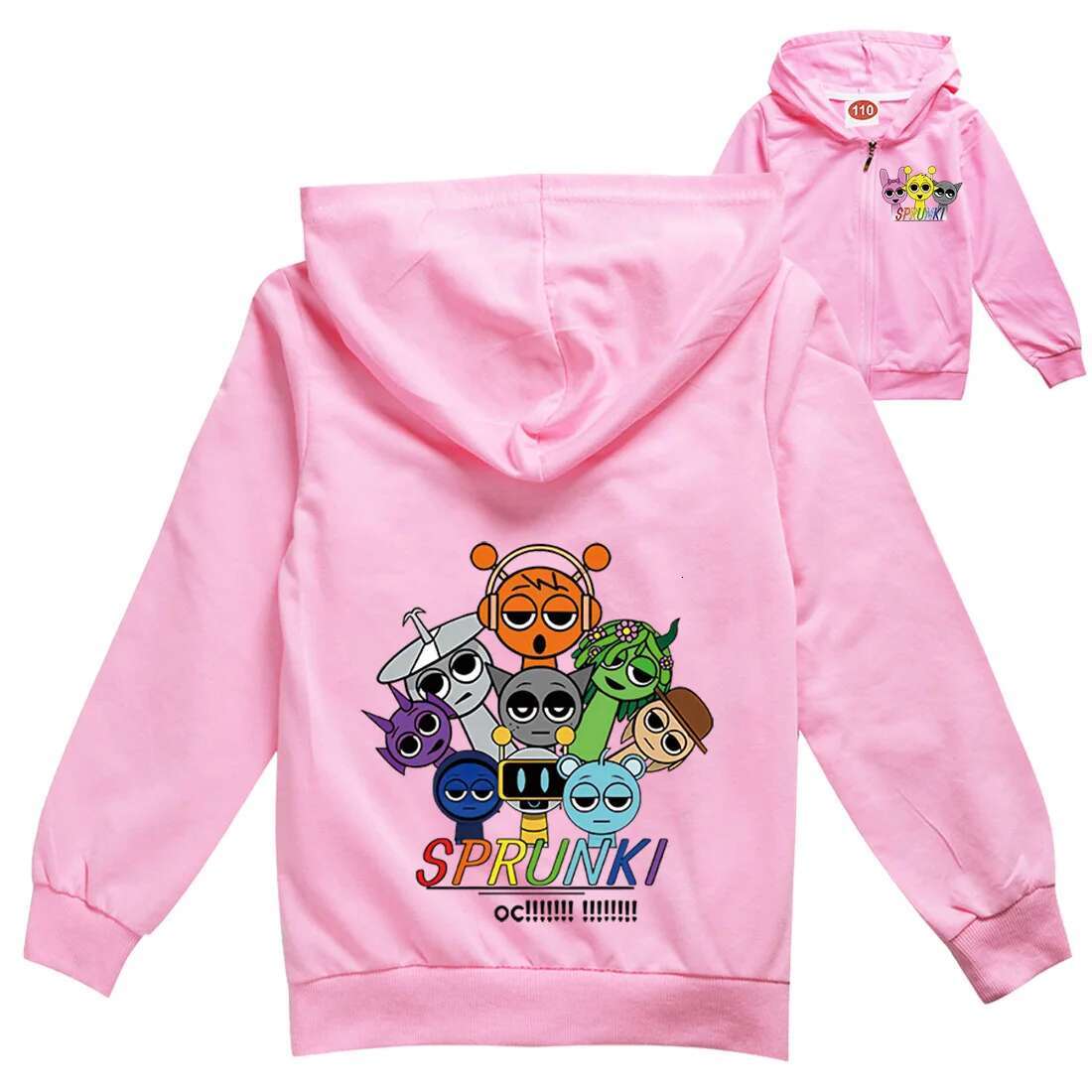 Ddmyshoesvip Cartoon Zipper Jackets Baby Girls Game Incredibox Casual Jacket Children Tops Clothes Boys Autumn Kids Sportswear
