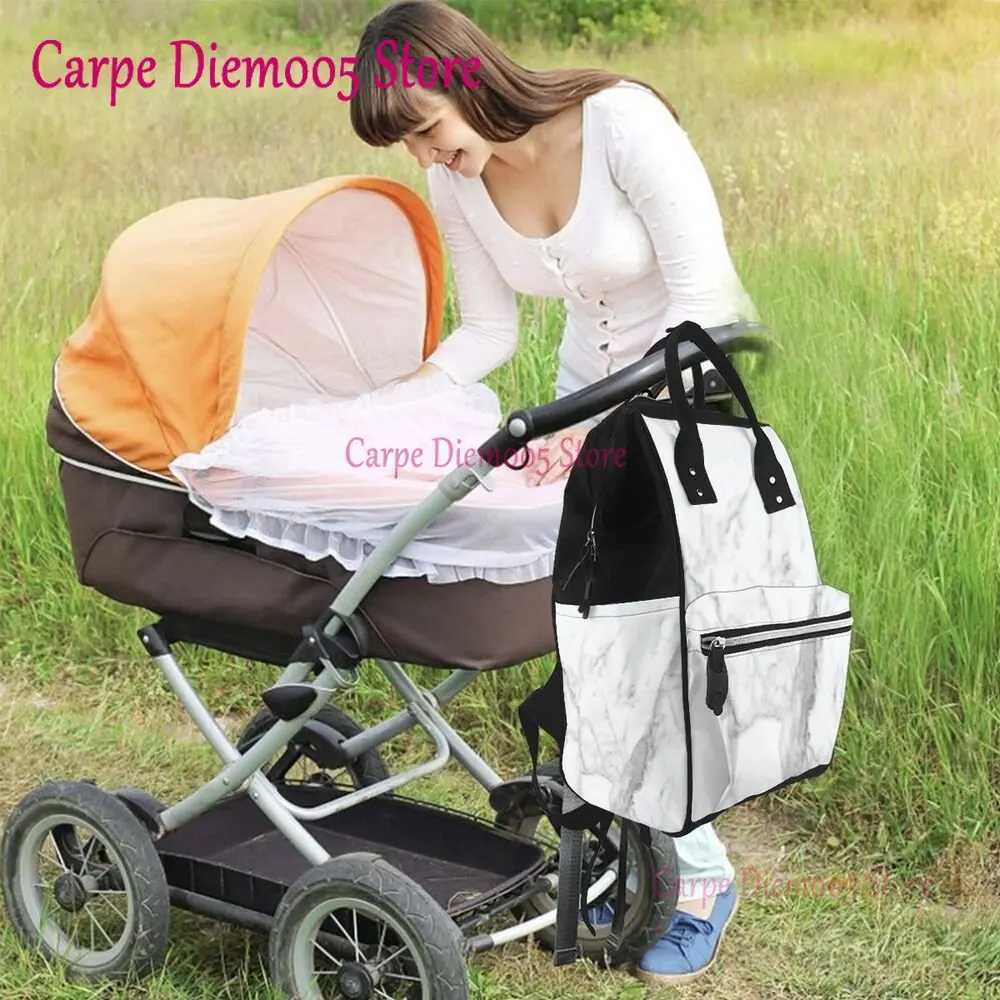 Orla Kiely Printed Mummy Backpack Diaper Bag Multi-Function Maternity Nappy Bags Kid Bag with Laptop Pocket Z250224