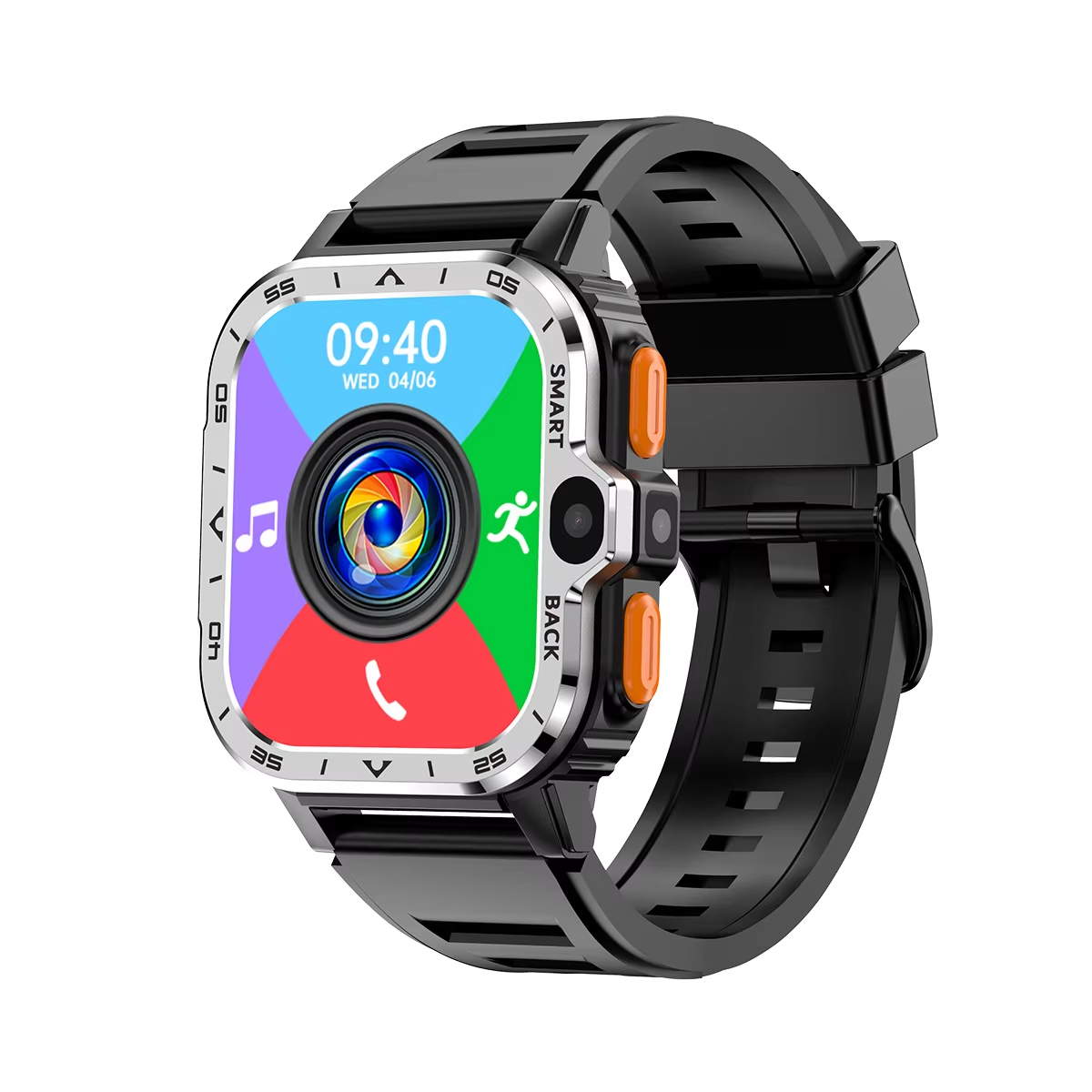 Android Smart Watch Men GPS 16G/64G ROM Storage HD Dual Camera NFC 2G 4G SIM Card WIFI Wireless Fast Internet Access