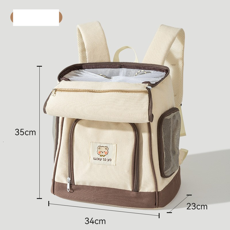 Large Capacity Dog Four Seasons Universal Breathable Chest Out Cat Bag Pet Backpack