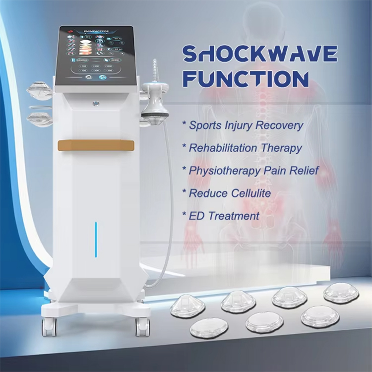 Clinic Use Shockwave Physiotherapy Pain Relief Body Injury Rehabilitation Focused Shockwave FSWT Erectile Dysfunction Treatment ESWT Pain Relief Machi