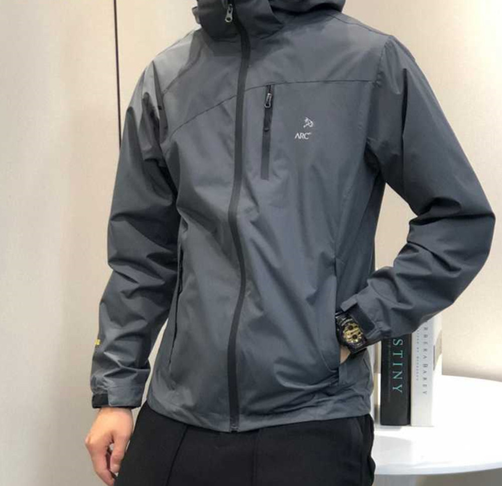 2025 arcs jacket mens designer hoodie tech nylon waterproof gore zipper jackets high quality Fashion classic lightweight coat outdoor sports men coats Fallow HBJK